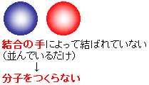 分子 を 作ら ない 物質